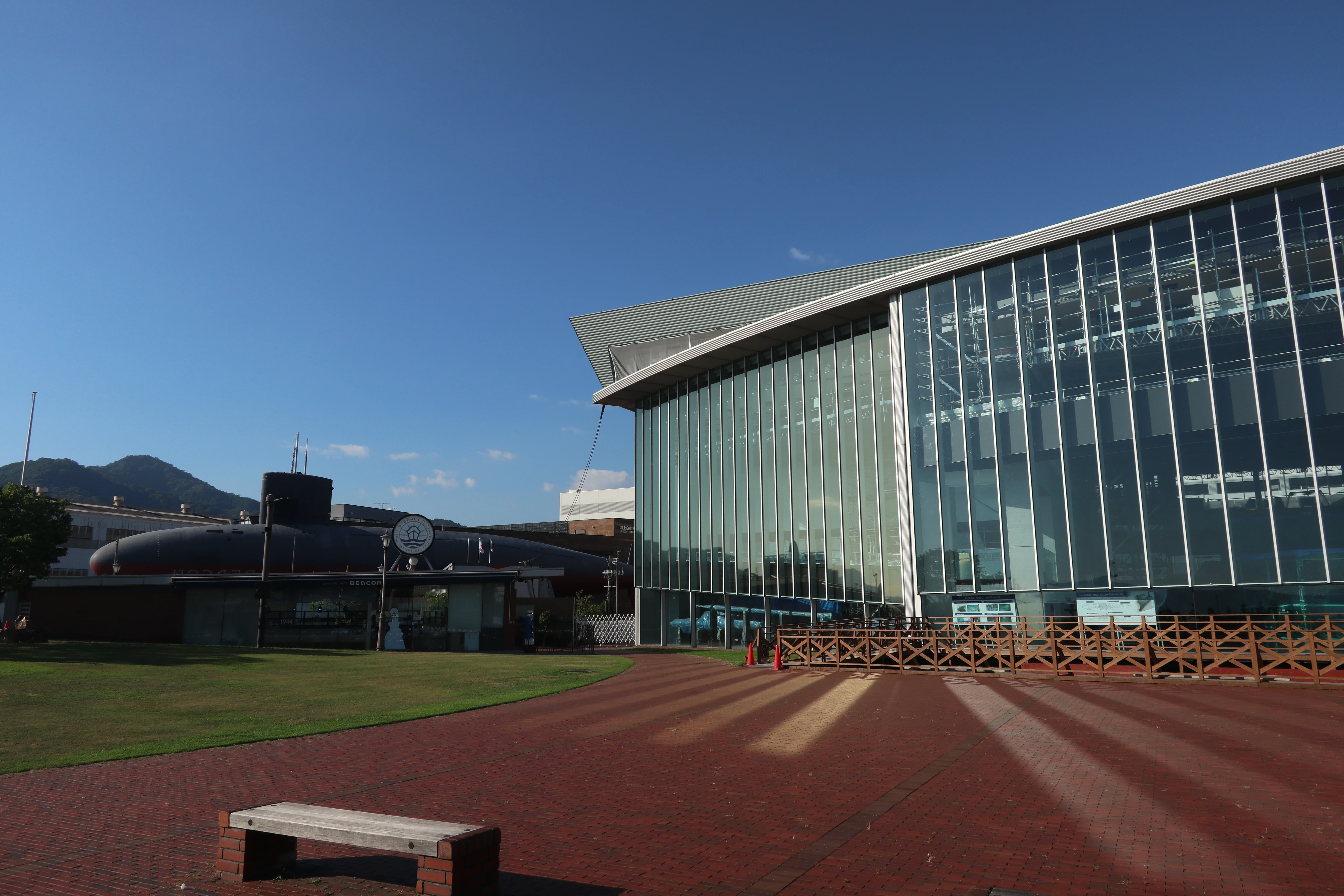 在大和波止场看大和博物馆